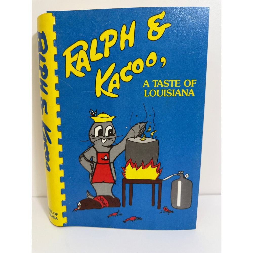 Vtg 1984 Ralph & Kacoo A Taste of Louisiana Cookbook 1st Ed George Rodrigue Art